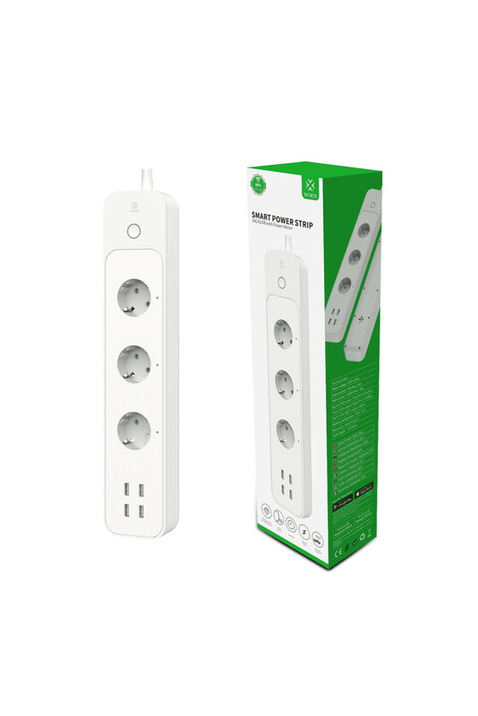 woox Jatkopistorasia-finnsat wifi 3xschuko 4xusb +kul.mitt.