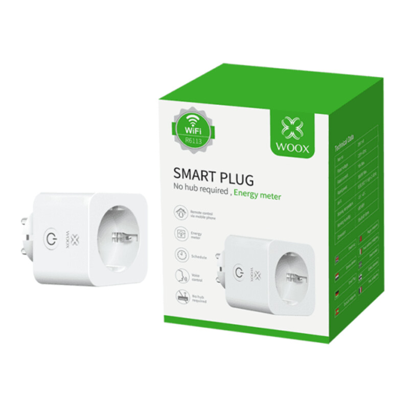 SOCKET ADAPTER WIFI 16A 3680W + MONITOR