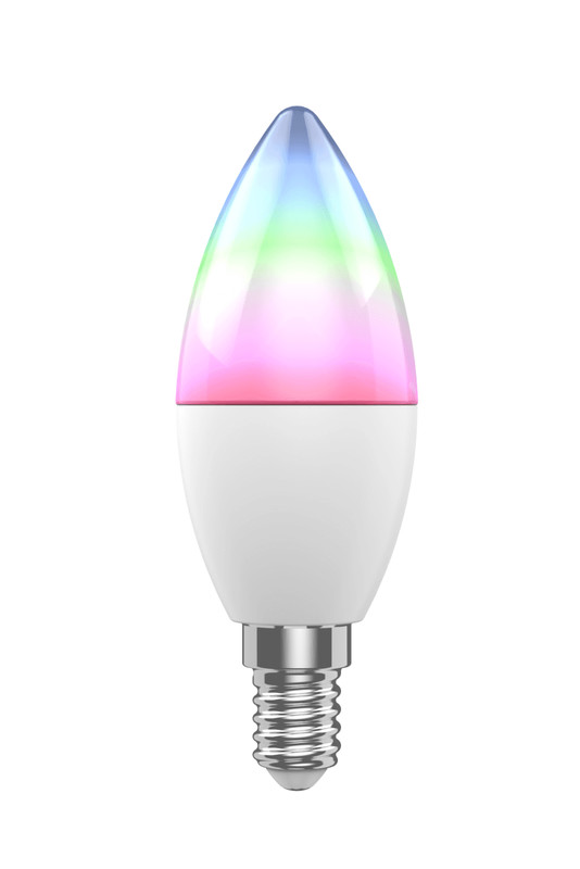 woox Candle lamp wifi smart bulb rgb+cct e14