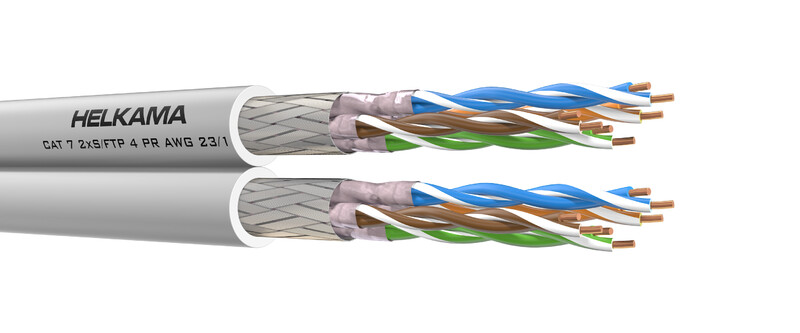 helmacab Tietoverkkok-hf cat7 helkama cat7 s/ftp 2x4p dca k500
