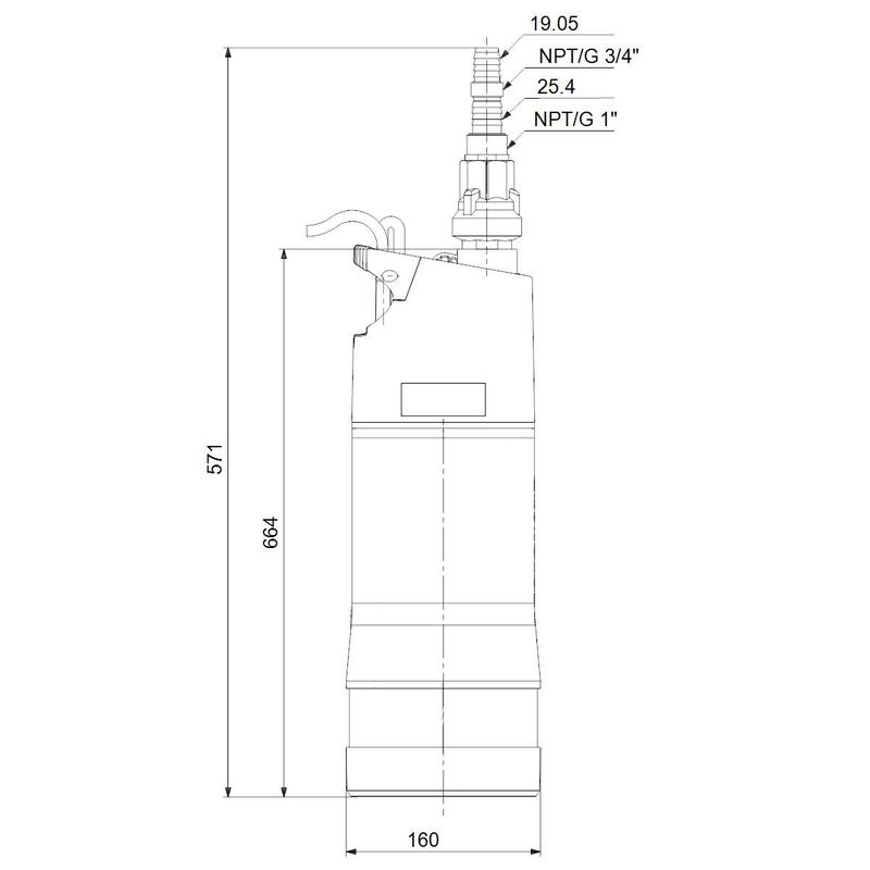 grundfos Avokaivopumppu grundfos sba 3-35 m