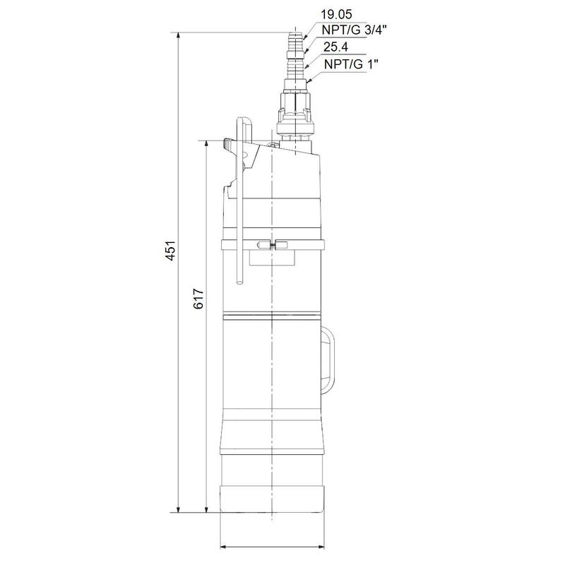 grundfos Submersible pump grundfos sb 3-45 m