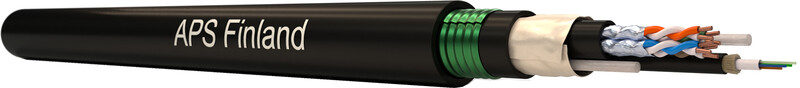 DATAKABEL CAT6A HYBRID APS CAT6A  U/FTP 4p+4xSML Fca 500m