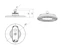 ledimo High-bay luminaire max lumen ip65 150w 400mm 850 80deg dim