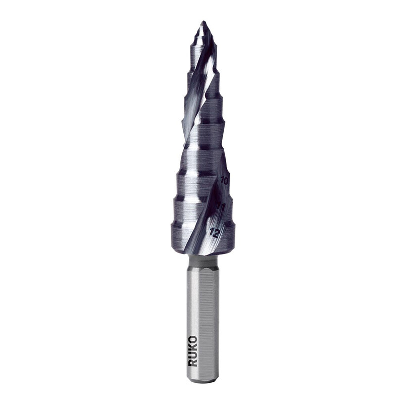 STEGBORR RUKO FLOWSTEP 5-12mm HSS RUNATEC