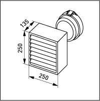 ensto Pine grill ak9 for wall mount sauna
