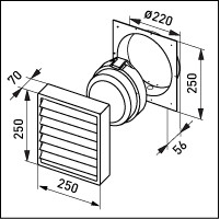 ensto Pine grill ak9 for wall mount sauna