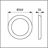 ensto Mechanical accessories avl40, white