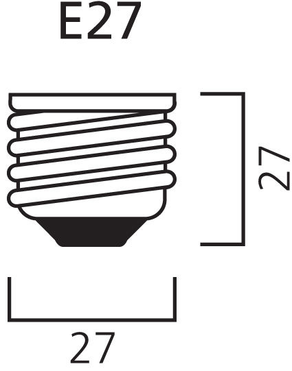 sylvania Högtrycksnatriumlampa shp-s e27 35w 2050k 2000lm 6y