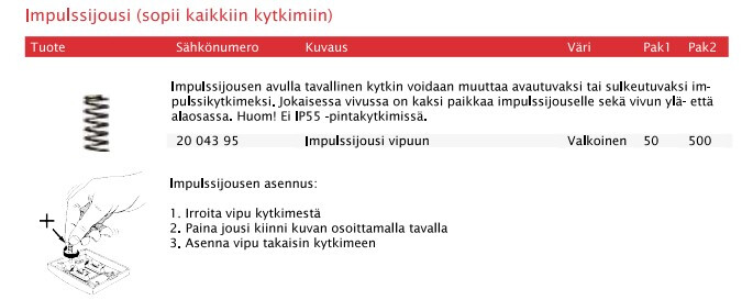 elko Impulsfjäder t47