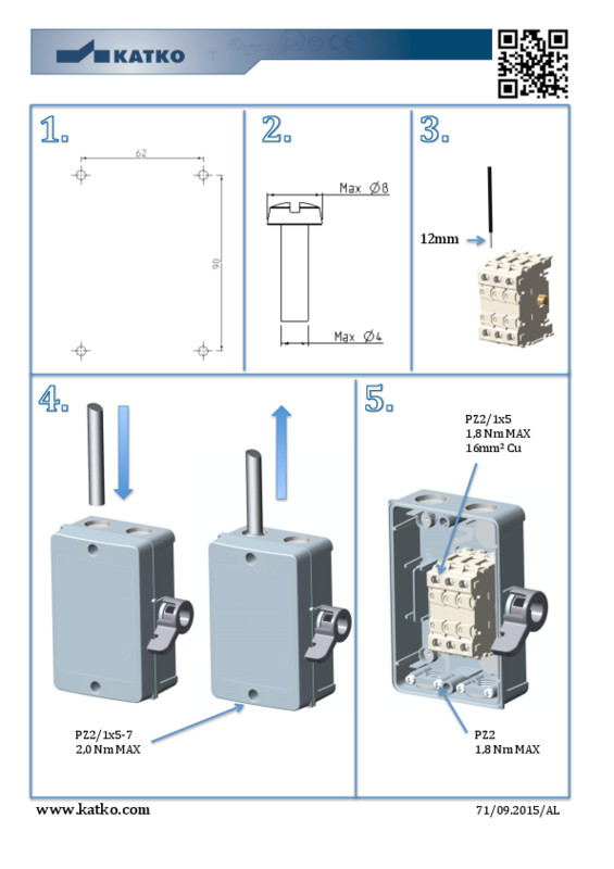 katko Säkerhetsbrytare ksm 325 3x25a 400v 11kw