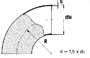 ostp Teräskäyrä 90 en 10253-4 3d 168,3x2,6 1.4432 r=1,5xd