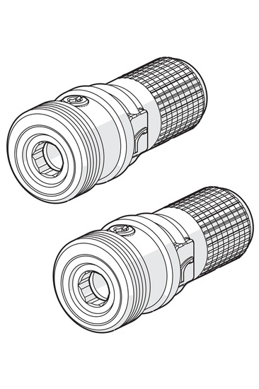 oras Straight union with valve oras 281208/2kpl 1/2x3/4