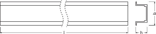 ledvance Aluminium profile flat