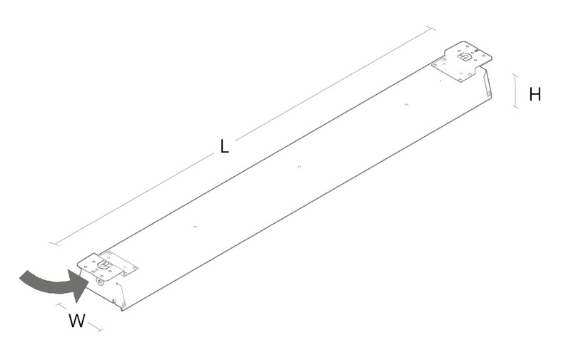 sg armaturen Pinta-/ripustusvalaisin arena eco 68w 1500 4000k