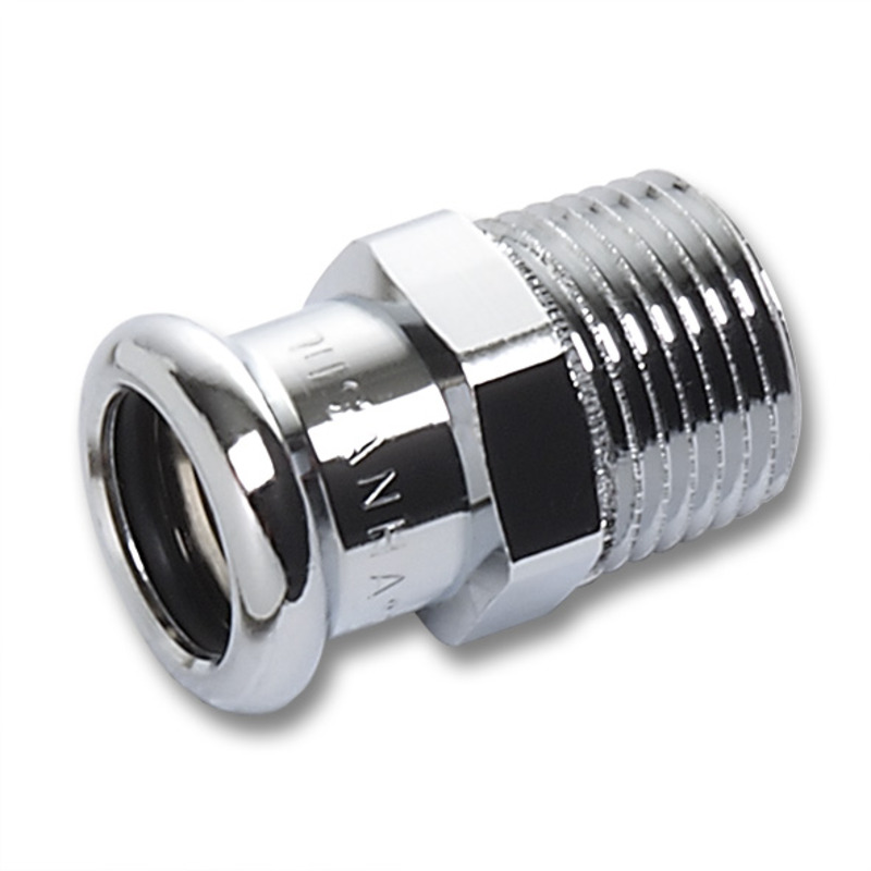sanha Male adaptor 116243g2234 chrome cu-press