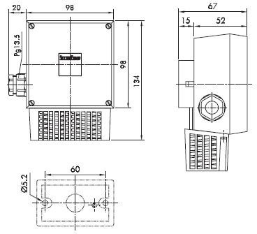 trafag Termostaatti huone trafag a2s33 -30+30c va.kos.2kpl ip54