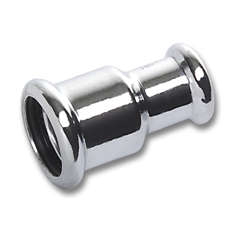 sanha Press reducing coupling f/f cu 18x12 chrome sanha