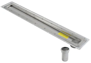 blücher Shower channel waterline dn50 vertical 800 plastmat ss