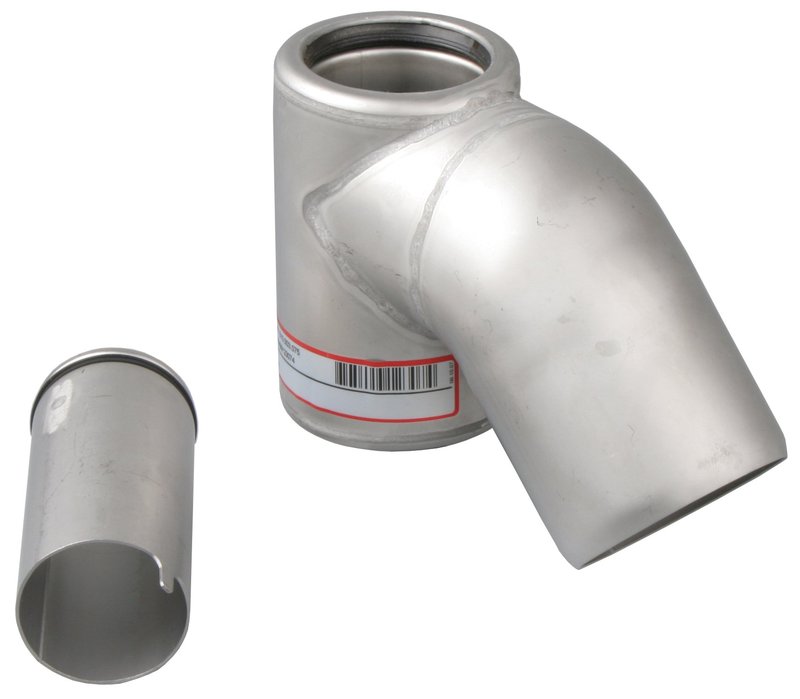 WATER TRAP WATERLINE DN75 45 DEGREE ANGLE SS
