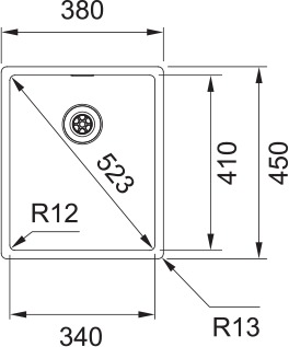 franke Diskbänk franke box bxx 210/110-34