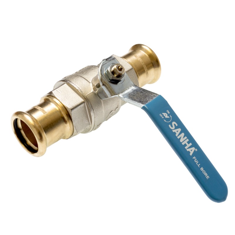 sanha Press ballvalve 22mm sanha cw617n