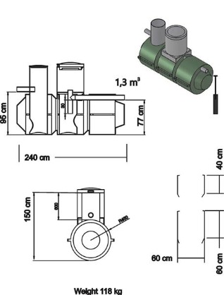 raita environment Saostuskaivo raita sk c1300 l