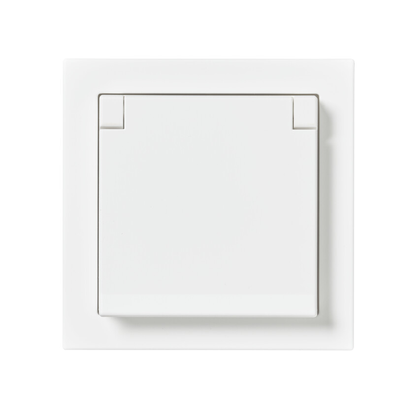 abb asennustuotteet Socket-outlet impressivo sso 16a/250v ip44 matt white