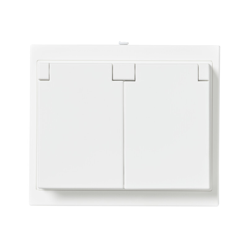 abb asennustuotteet Socket-outlet impressivo dso 16a/250v ip44 matt white