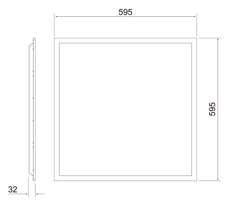 airam Modularmatur plano pro ip44 35w/tw 4300lm psmp ca vi