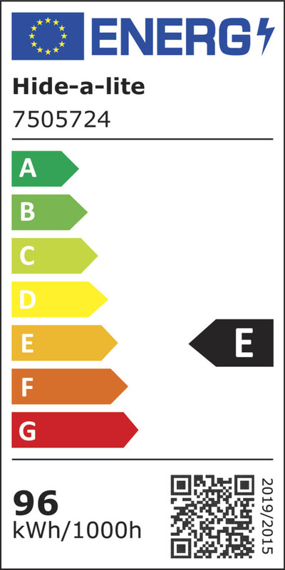hide-a-lite Valoprof./-nauha ledstrip rx ip20 24v 2000lm/m 4000k 5m