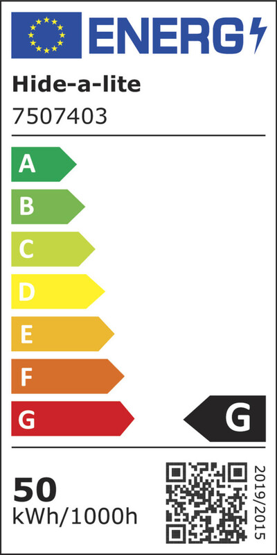 hide-a-lite Led-ljusslinga ledstrip 24v neons ip67 3k 5m