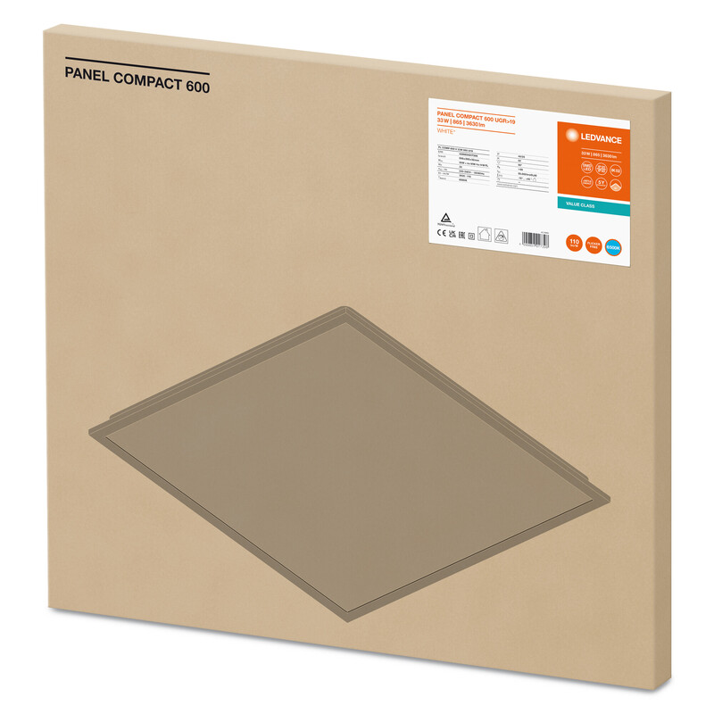 ledvance Moduulivalaisin panel value pl comp 600 33w/865 ugr19