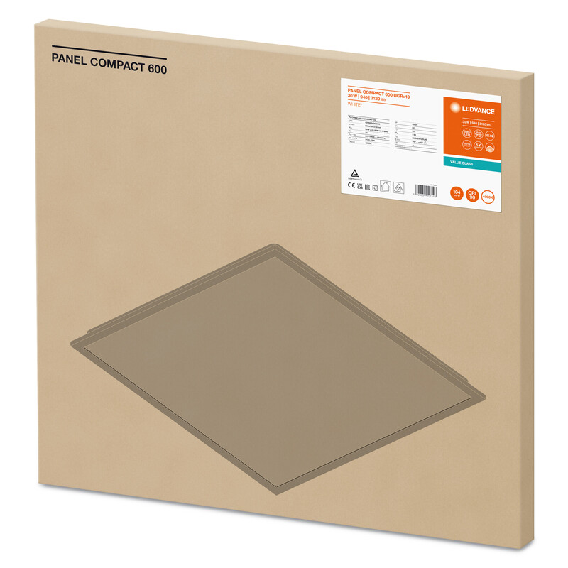 ledvance Moduulivalaisin panel value pl comp 600 30w/940 ugr19