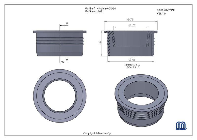 merika Hk gasket merika 70x50 1031