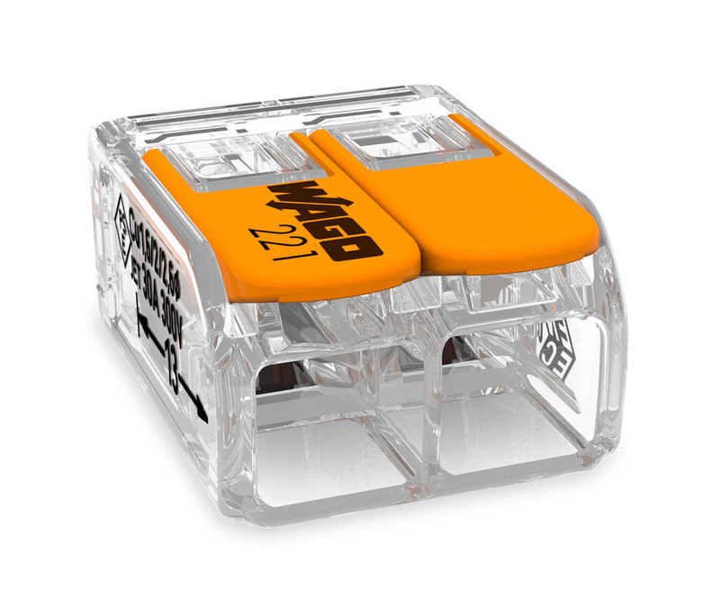 wago Toppkontakt 2-pole, 0.5-6mm2, blister (10)