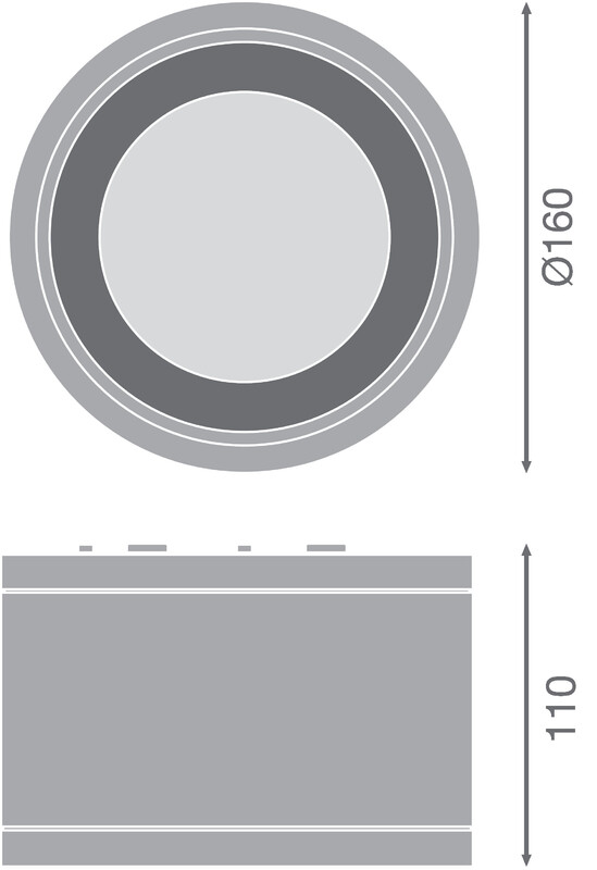 ledvance Downlight dl surface ip65 dl sf ip65 dn160 30w/840 60d w