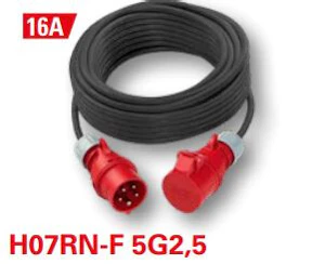 onnline Cord extension set onnline 16a 400v 6h ip44 20m