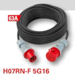 CORD EXTENSION SET ONNLINE 63A 400V 6H IP44 20M