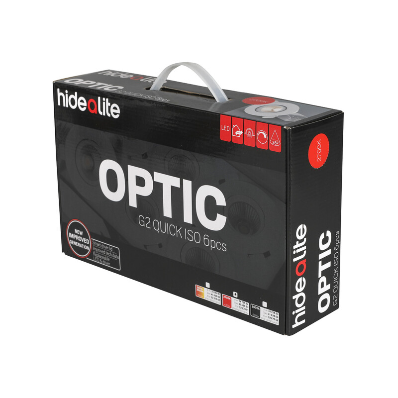 hide-a-lite Alasvalo optic g2 quick iso ip44 350lm 6w tune dim wh 6pac