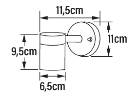 konstsmide Seinävalaisin ulko modena 7534-750 ip44 4w mu