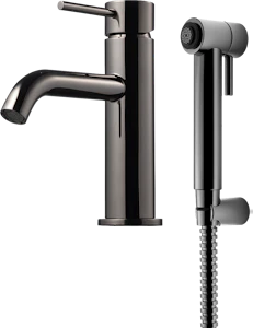 tapwell Basin faucet tapwell evm069 black chrome bidé