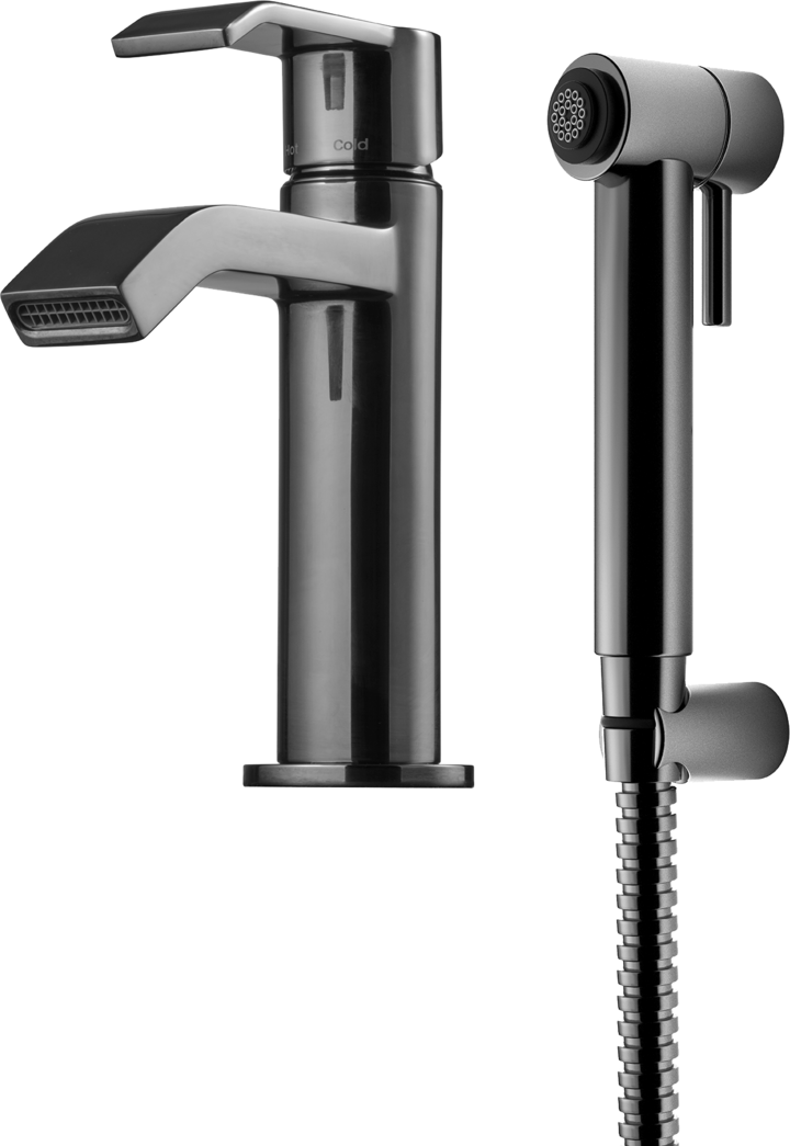 BASIN FAUCET TAPWELL VIC069 BR BLACK CHROME BIDÉ
