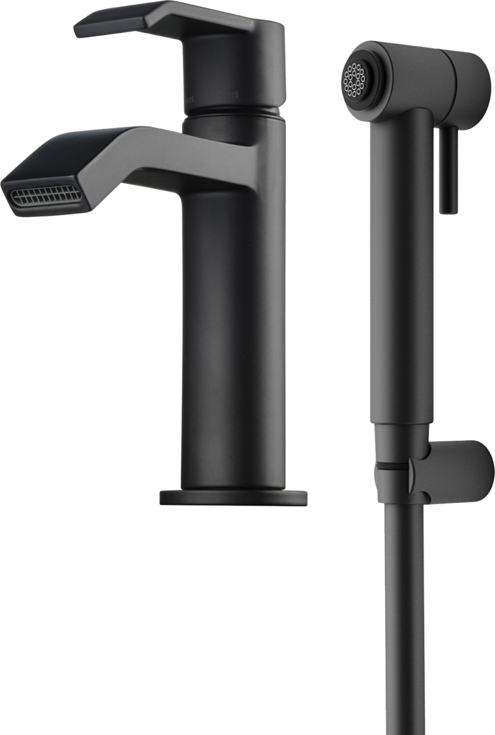 PESUALLASHANA TAPWELL VIC069 MATTE BLACK BIDÉ