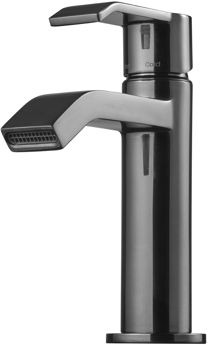 BASIN FAUCET TAPWELL VIC071 BLACK CHROME