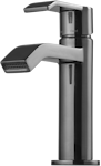 BASIN FAUCET TAPWELL VIC071 BLACK CHROME