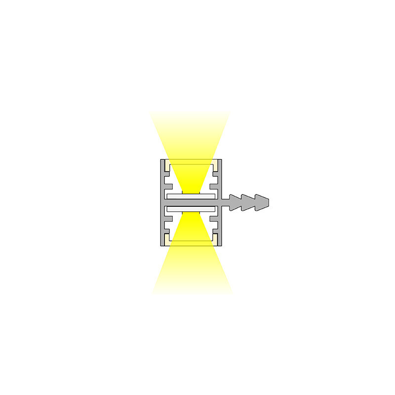 limente Led strip seam 18,4x23,9x2000 alu