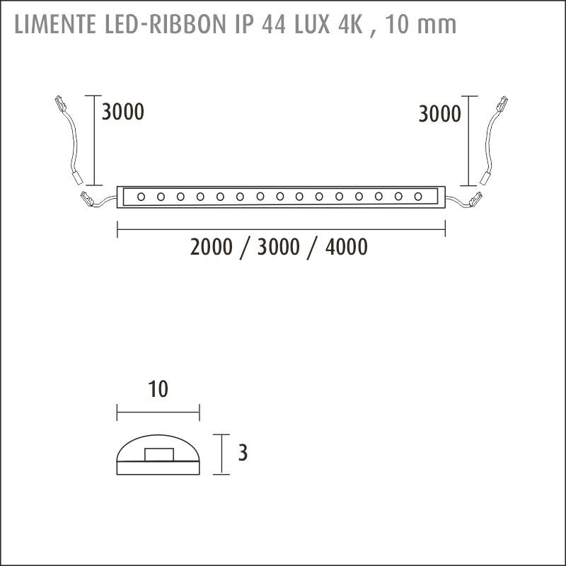 limente Led strip led-ribbon40 lux 57w 4000k va