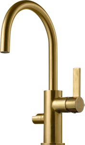 tapwell Kitchen mixer tapwell arm384 brushed honey gold
