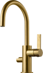 KITCHEN MIXER TAPWELL ARM384 BRUSHED HONEY GOLD